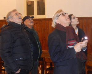 Visita di Sgarbi al cenacolo savonese